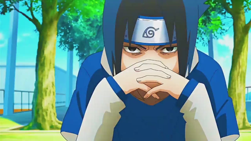 Scenes from the anime Naruto