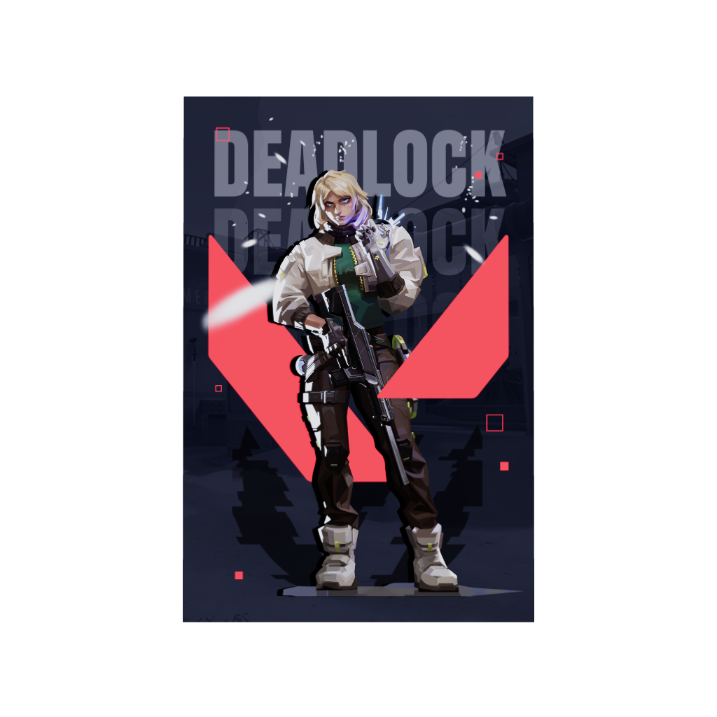 Valorant | Deadlock - Gaming Acrylic Poster