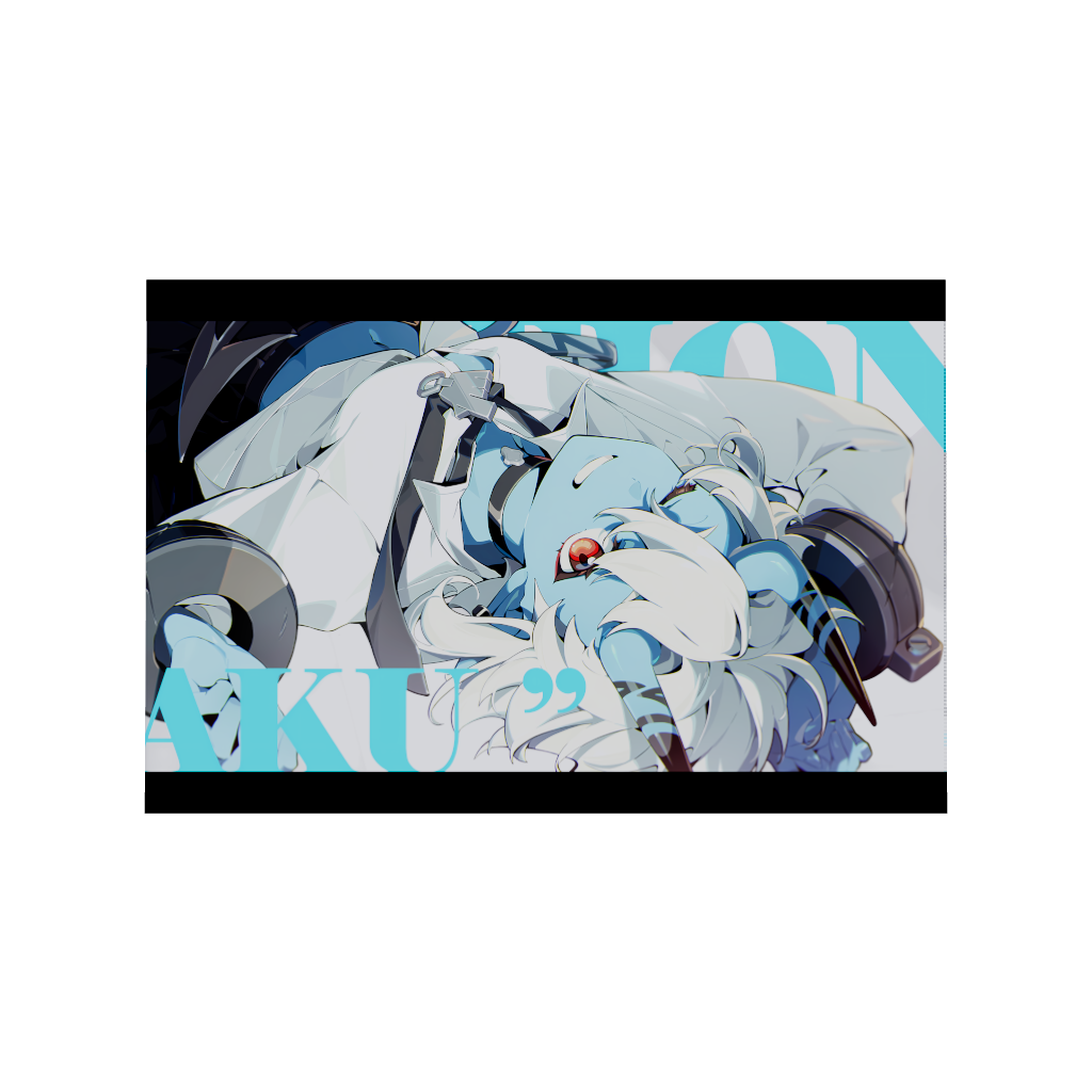 Hoyoverse Zenless Zone Zero ZZZ gaming acrylic poster by Arcadia North. Soukaku M6 Mindscape Cinema artwork. Acrylic wall art printed on acrylic.